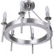 Larrson 6 Light 18 inch Brushed Polished Nickel Semi Flush Ceiling Light