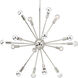 Ion 16 Light 24 inch Polished Nickel Chandelier Ceiling Light, Design Series