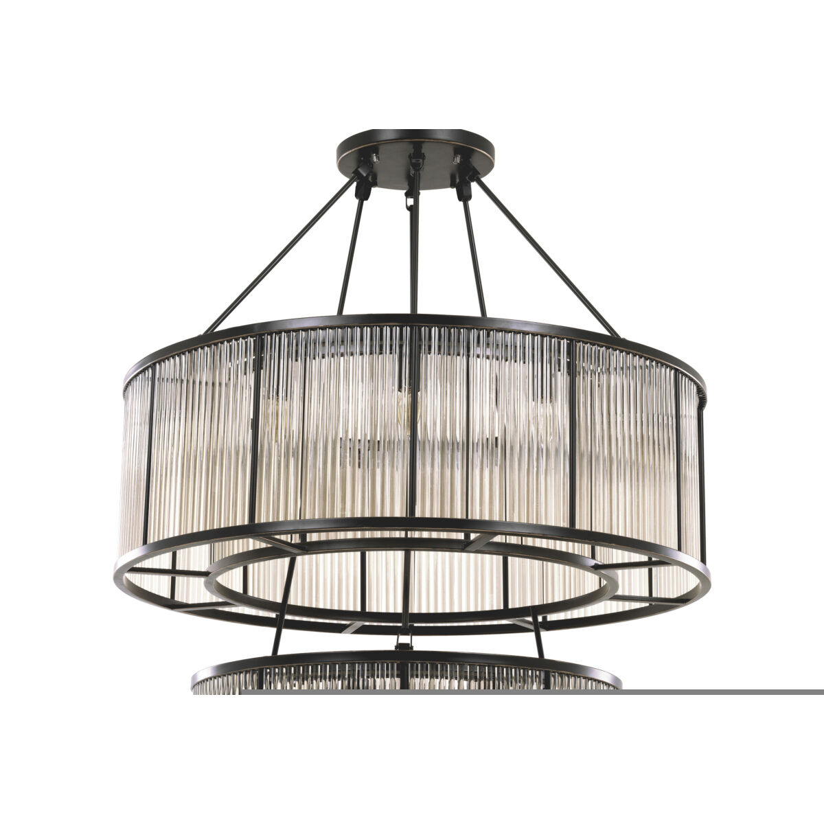 Bernardi 20 Light 35.43 inch Bronze Highlight Chandelier Ceiling Light