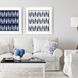 Animals Collection Blue Framed Art