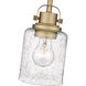 Kinsley 1 Light 5.25 inch Heirloom Gold Flush Mount Ceiling Light in Heritage Gold