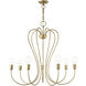 Lucerne 7 Light 30 inch Antique Brass Chandelier Ceiling Light