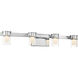 Herald Square LED 30 inch Chrome Bath Light Wall Light