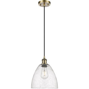 Ballston Dome 1 Light 9 inch Antique Brass Mini Pendant Ceiling Light