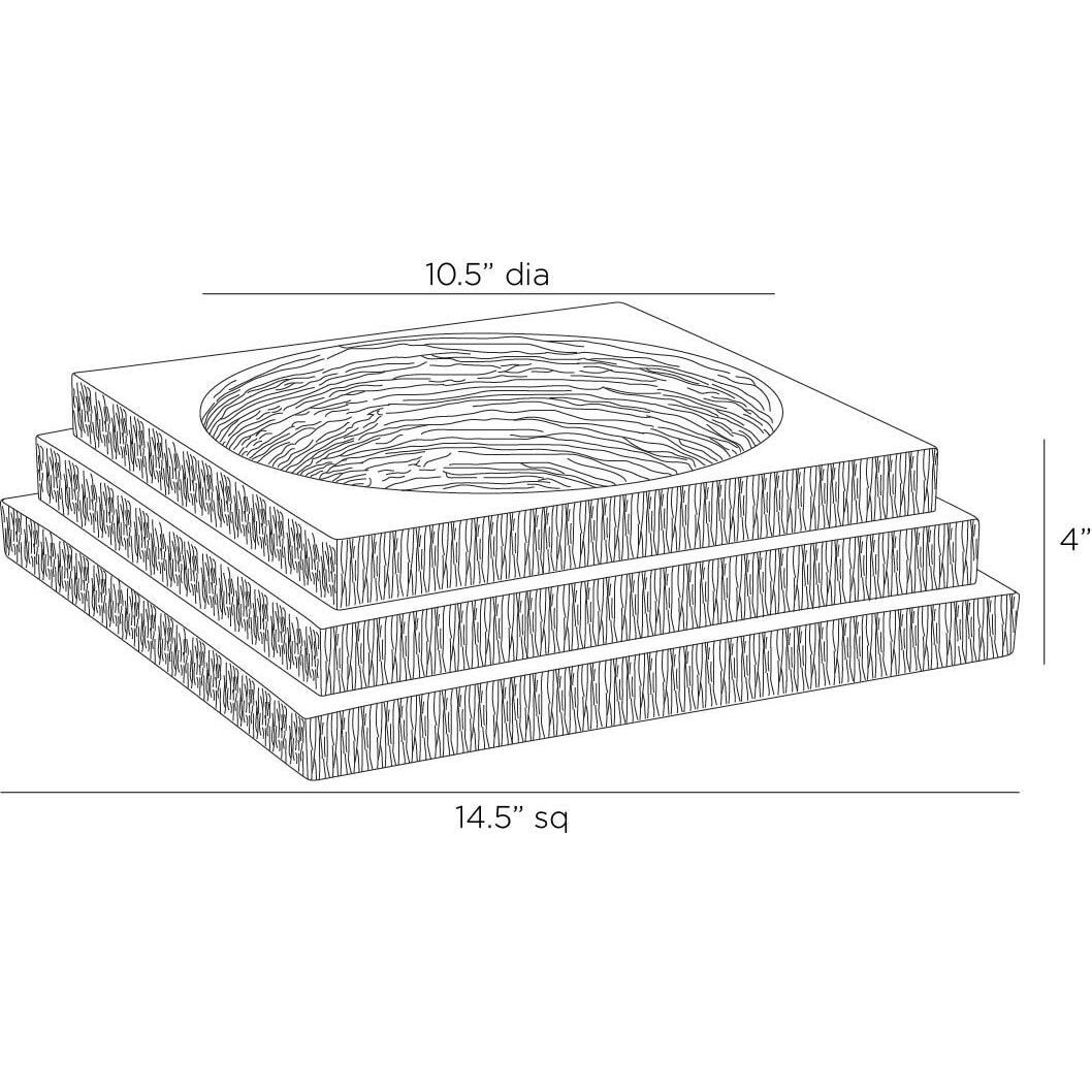 Carlisle Matte White Centerpiece