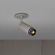 Exhaust Spot LED 2.36 inch Stone / Burnt Steel Flush Mount Ceiling Light