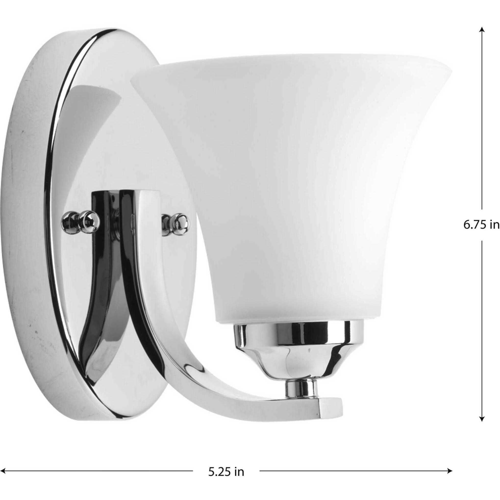 Adorn 1 Light 5.25 inch Polished Chrome Bath Vanity Wall Light