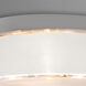 Pica 17 2 Light 13 inch Flush Mount Ceiling Light in Incandescent, White Sand Glass