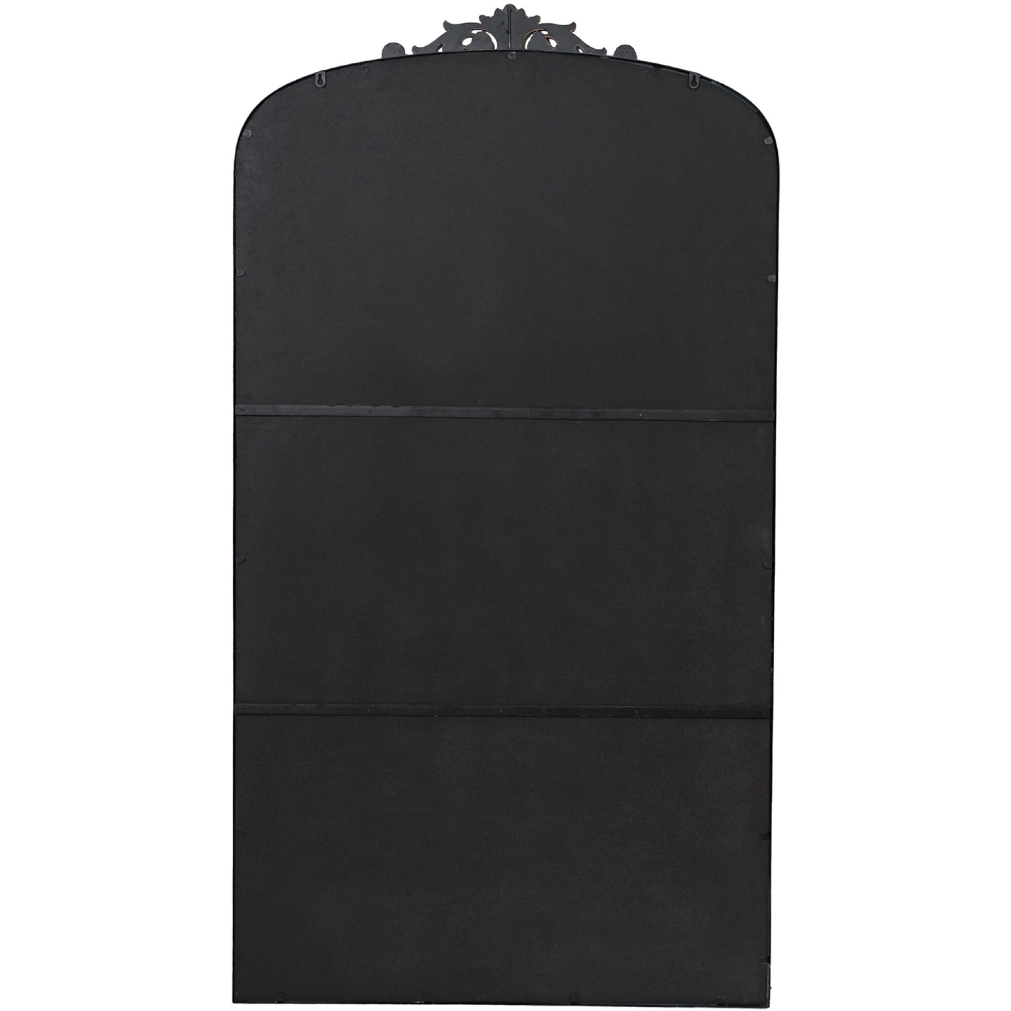 Baroque Inspired 66.2 X 36 inch Black Mirror