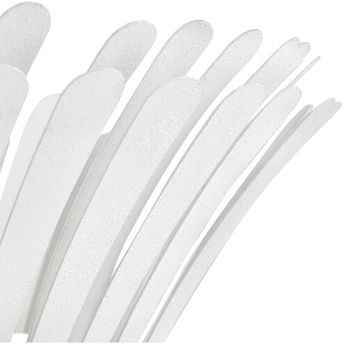 Reina 8 Light 33.75 inch Textured Plaster Chandelier Ceiling Light