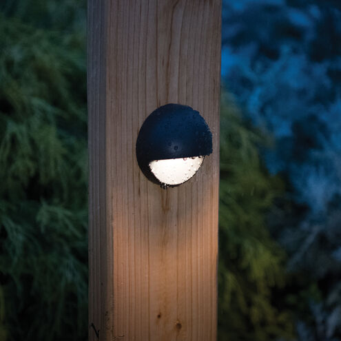 Tyler 12 2.8 watt Black Deck and Patio Lighting in 3000K, WAC Landscape