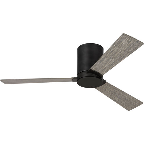 Rozzen 52 inch Aged Pewter with Light Grey Weathered Oak Blades Indoor/Outdoor Ceiling Fan