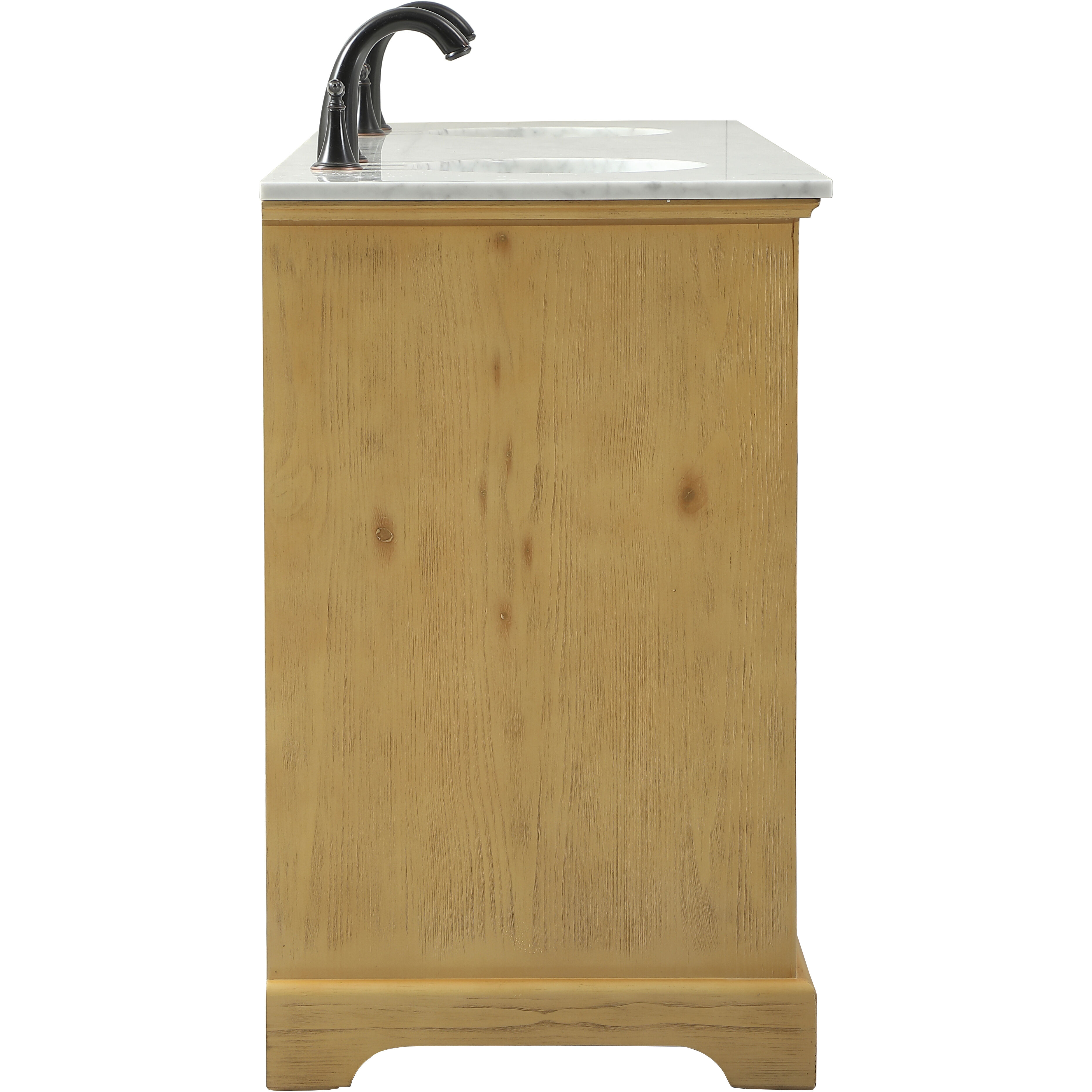 Americana 72 X 22 X 35 inch Natural Wood Vanity Sink Set