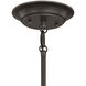 Harmony 1 Light 7 inch Aged Bronze Mini Pendant Ceiling Light