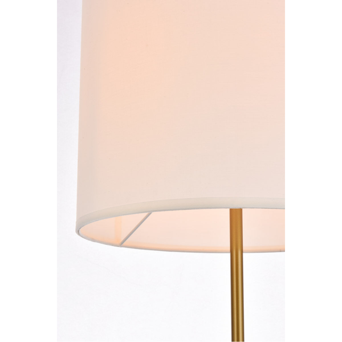 Ines 59.5 inch 40 watt Brass Floor Lamp Portable Light