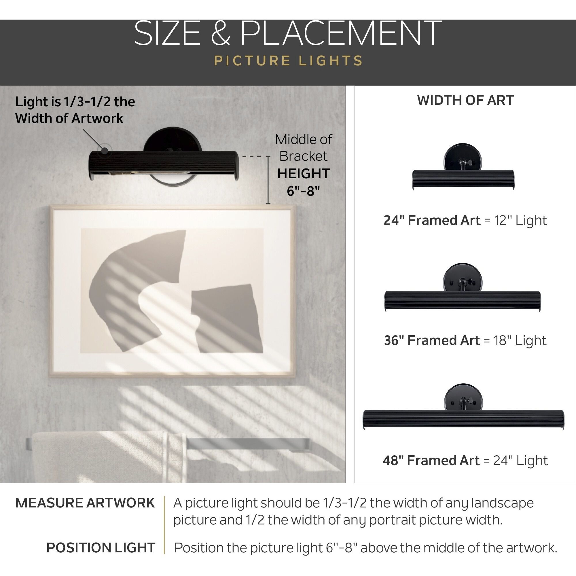 Caillier 39 watt 35.25 inch Lacquered Bronze Picture Light Wall Light