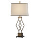 Signature 39 inch 100 watt Vintage Gold Table Lamp Portable Light
