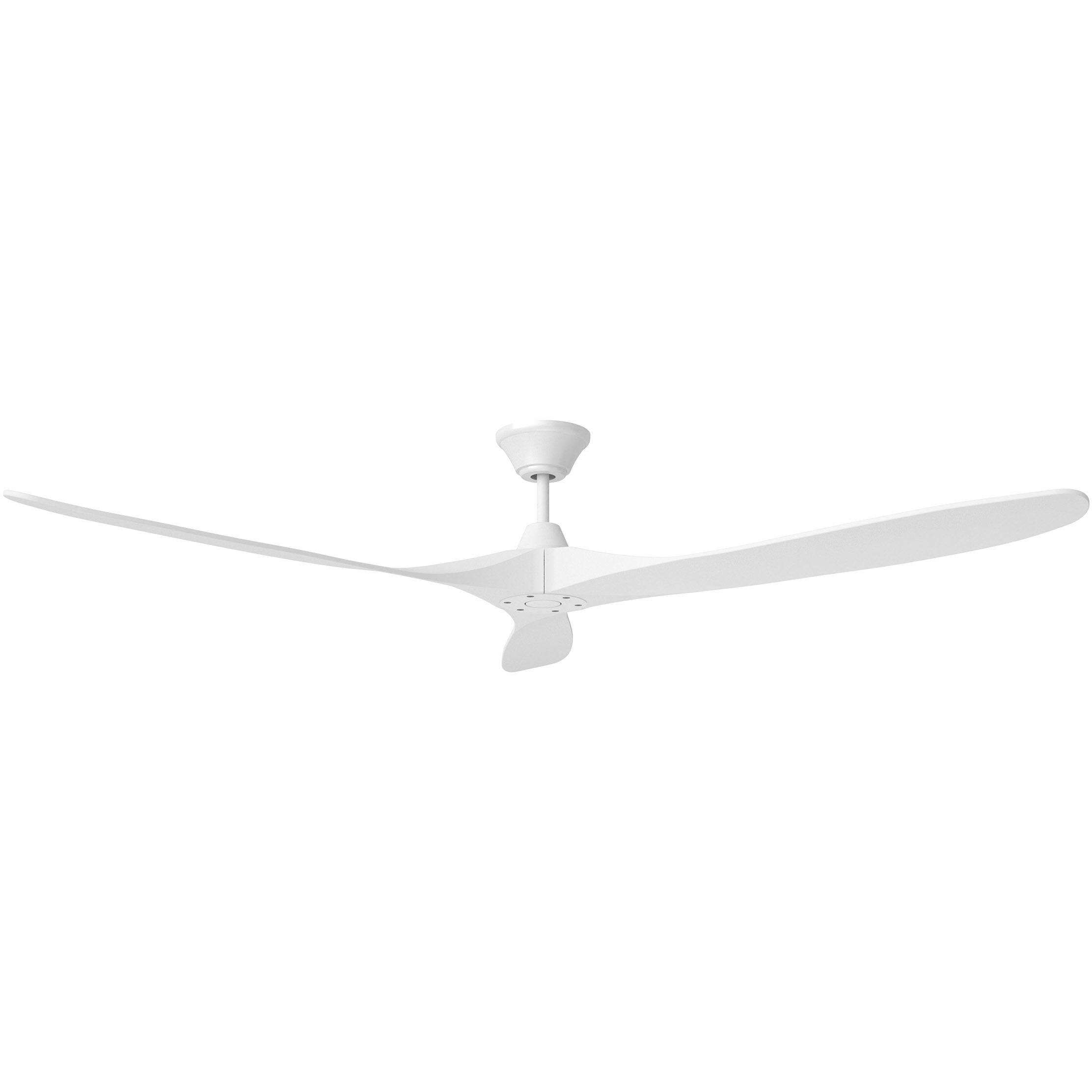 Maverick 70 inch Matte White Ceiling Fan