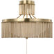 Fisher Weisman Sutton LED 21 inch Antique-Burnished Brass Flush Mount Ceiling Light