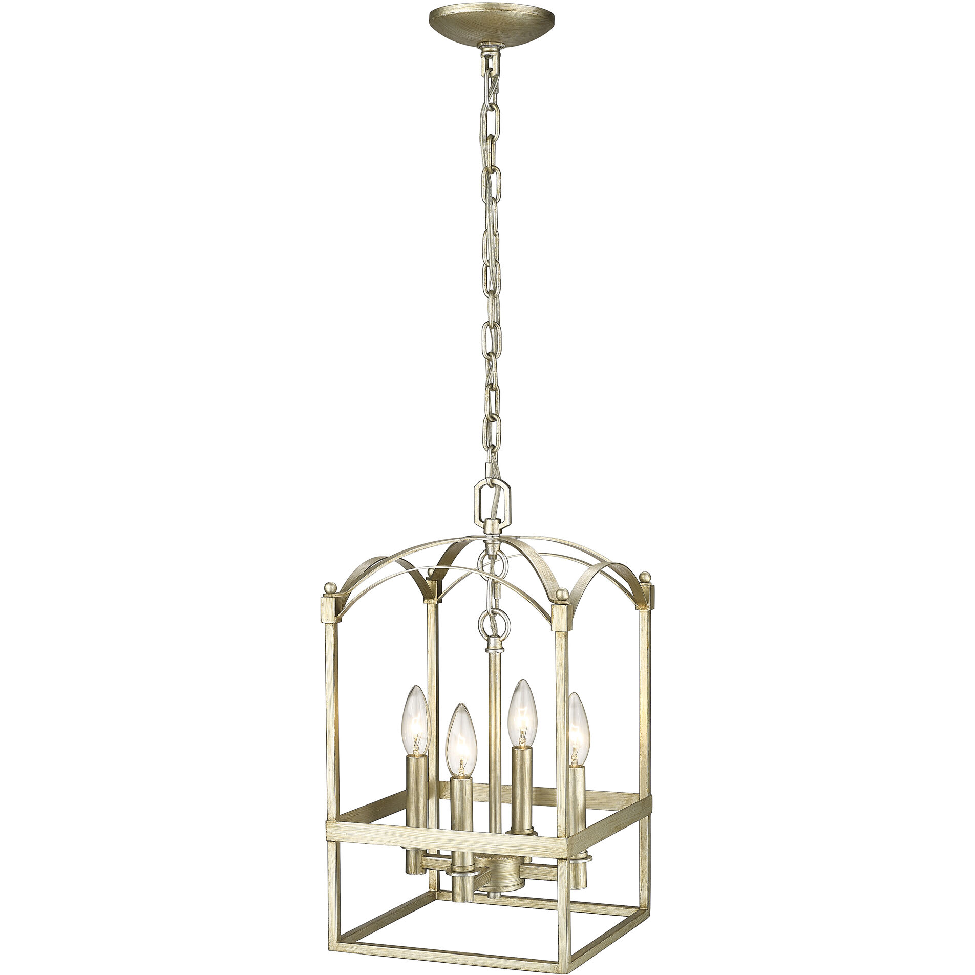 Cormac 4 Light 10 inch Washed Gold Pendant Ceiling Light