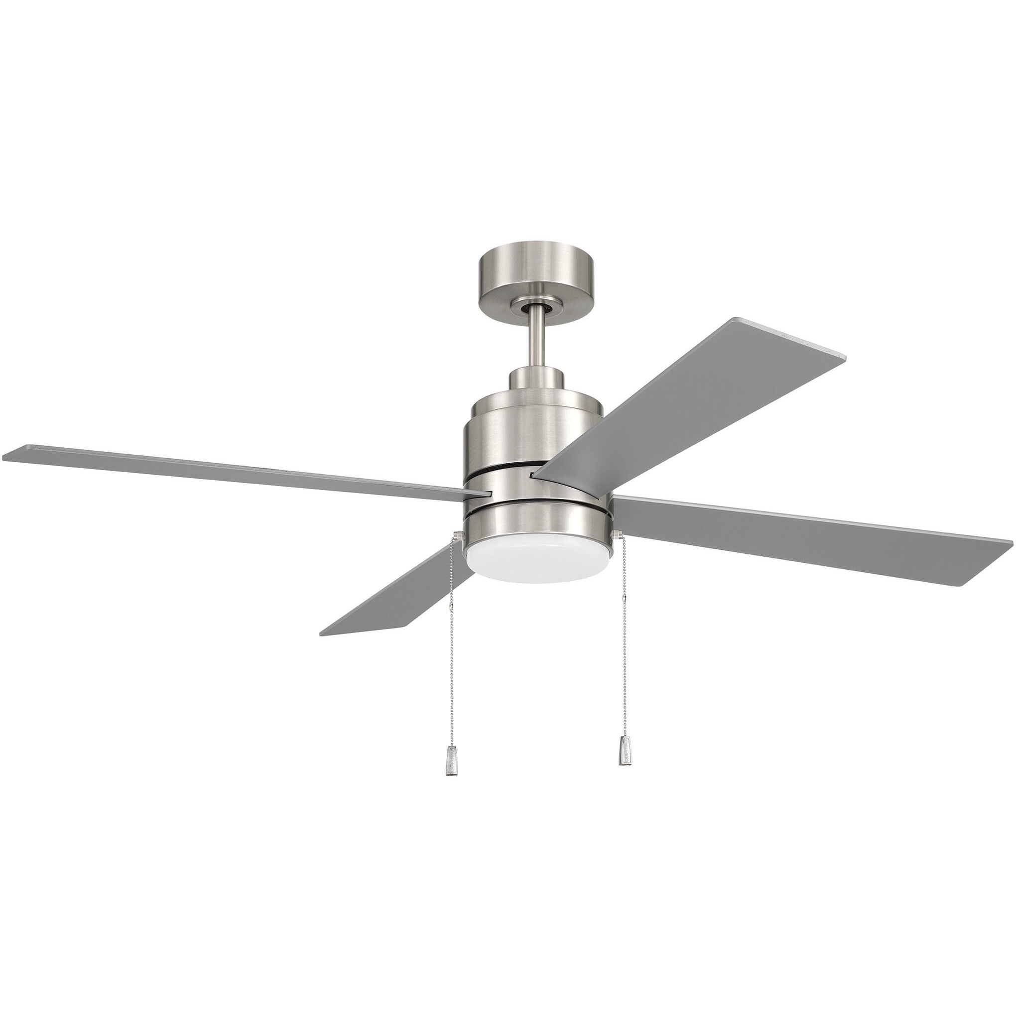 McCoy 52 inch Brushed Polished Nickel with Brushed Nickel Blades Fan