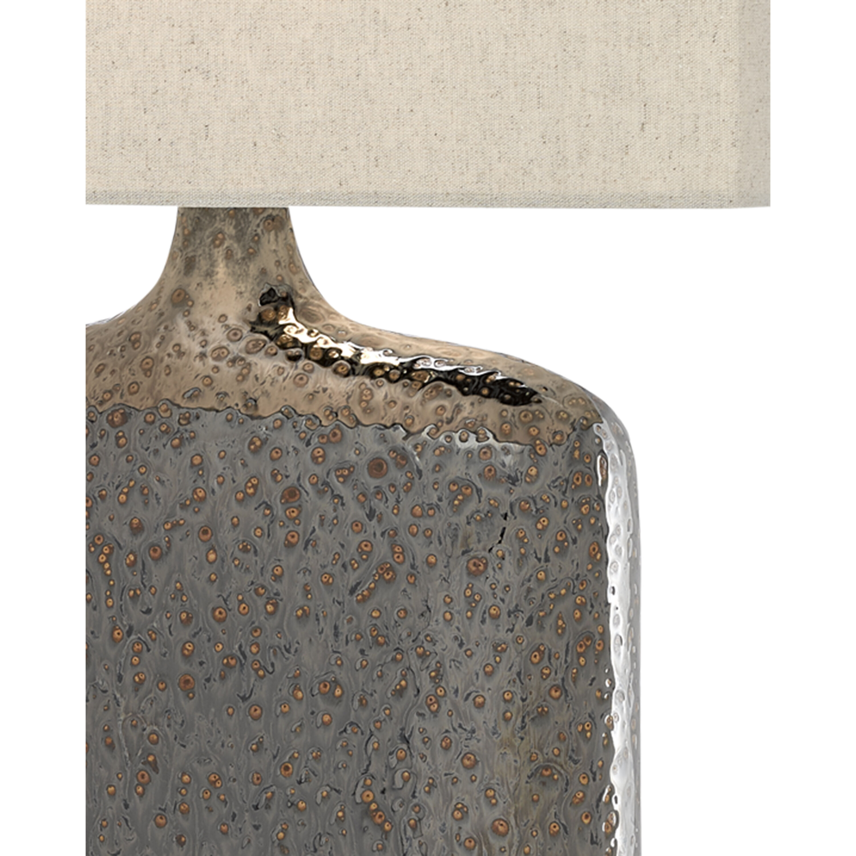 Musing 32.5 inch 150 watt Rustic Metallic Bronze Table Lamp Portable Light