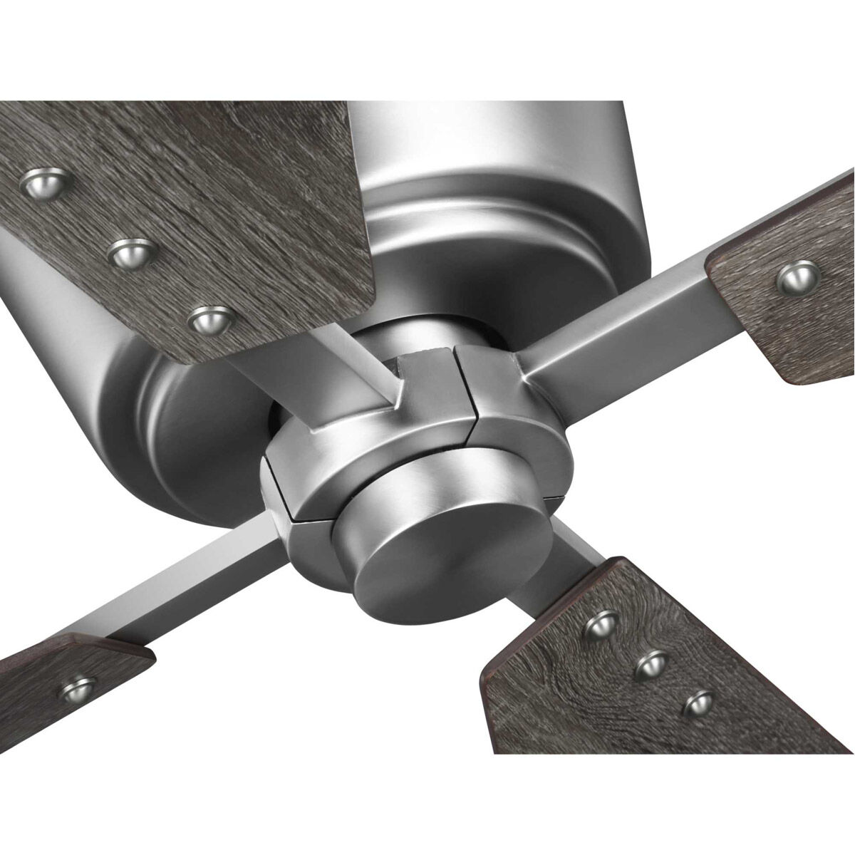 Chapin 54 inch Antique Nickel with Driftwood Blades Ceiling Fan
