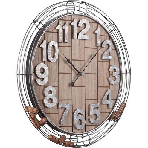 Cork Basket 24 X 2 inch Wall Clock