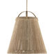 Parnell 1 Light 24 inch Beige Pendant Ceiling Light, Medium