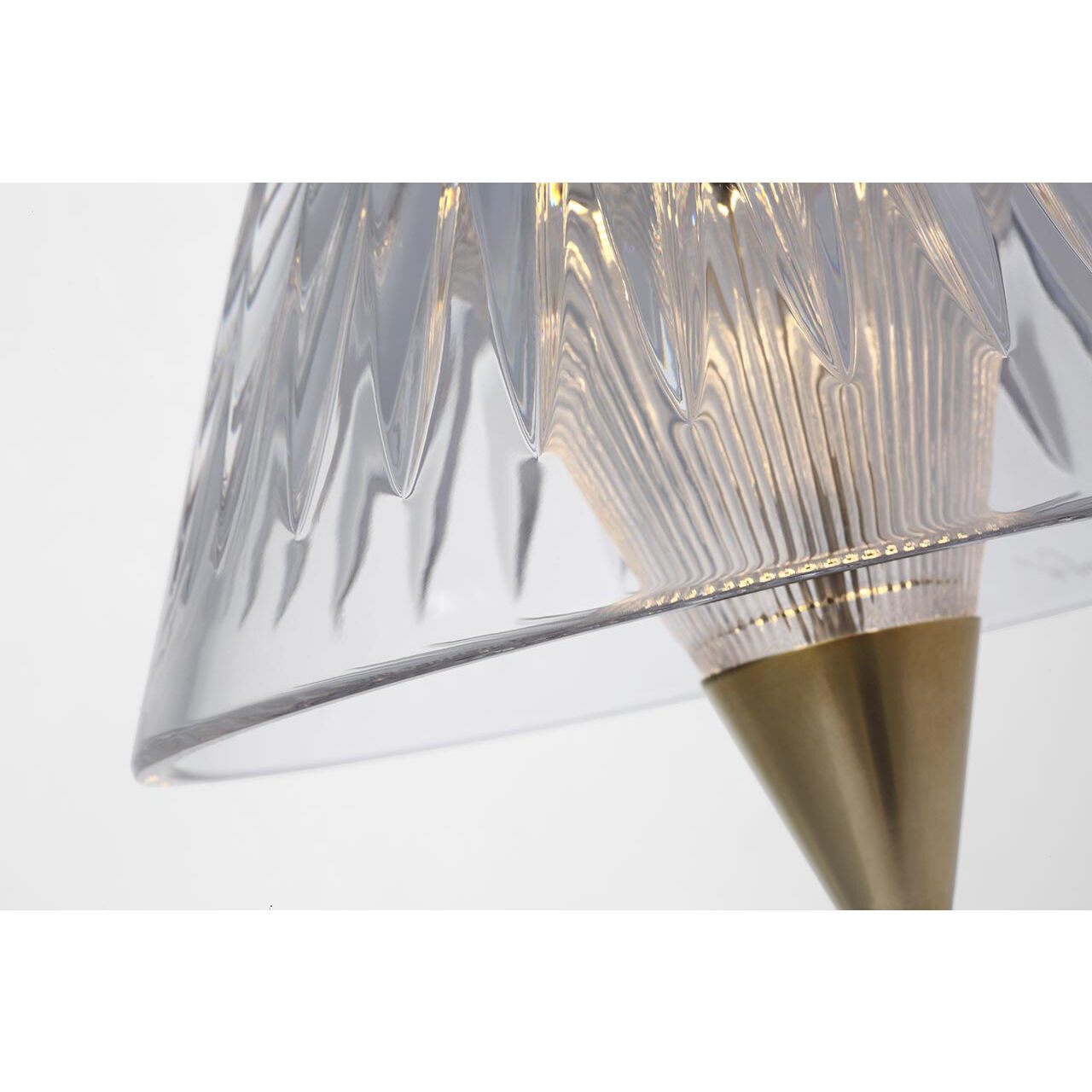 Waterford Blaze 11.5 inch 1.00 watt Natural Brass Rechargeable Table Lamp Portable Light