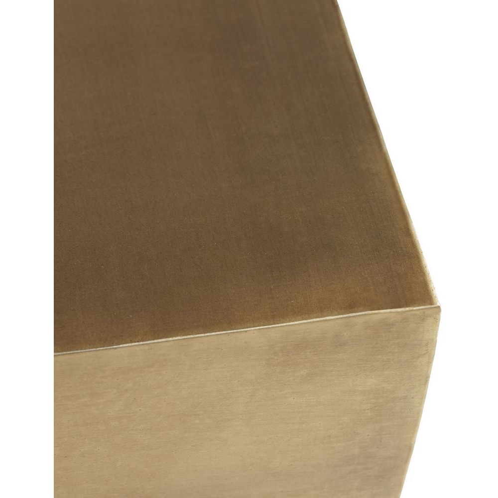 Caroline 49.5 X 15 inch Antique Brass Cocktail Table