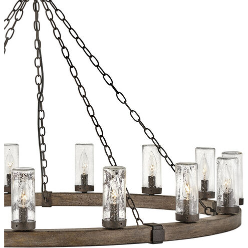 Open Air Sawyer LED 46 inch Sequoia with Iron Rust Outdoor Hanging