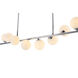 Canada 8 Light 4 inch Chrome Chandelier Ceiling Light