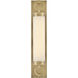 Lisa McDennon Baylor LED 24 inch Heritage Brass Bath Light Wall Light, Linear, Sconce
