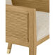 Santos Sea Sand and Satin Brass and Liller Malt Armchair