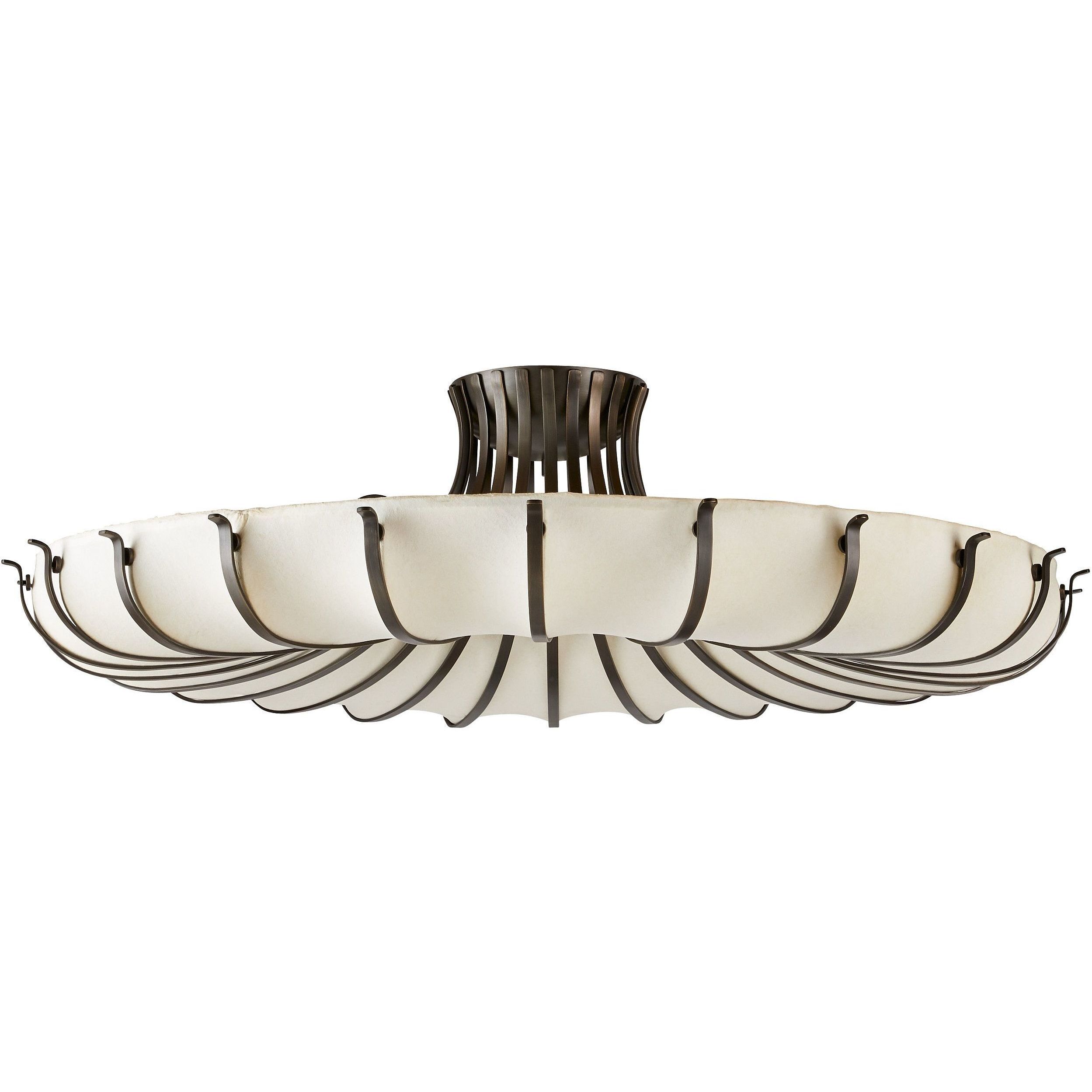 Chambers 10 Light Ivory Flush Mount Ceiling Light