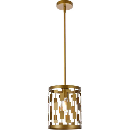 Levante 1 Light 10 inch Brass Pendant Ceiling Light