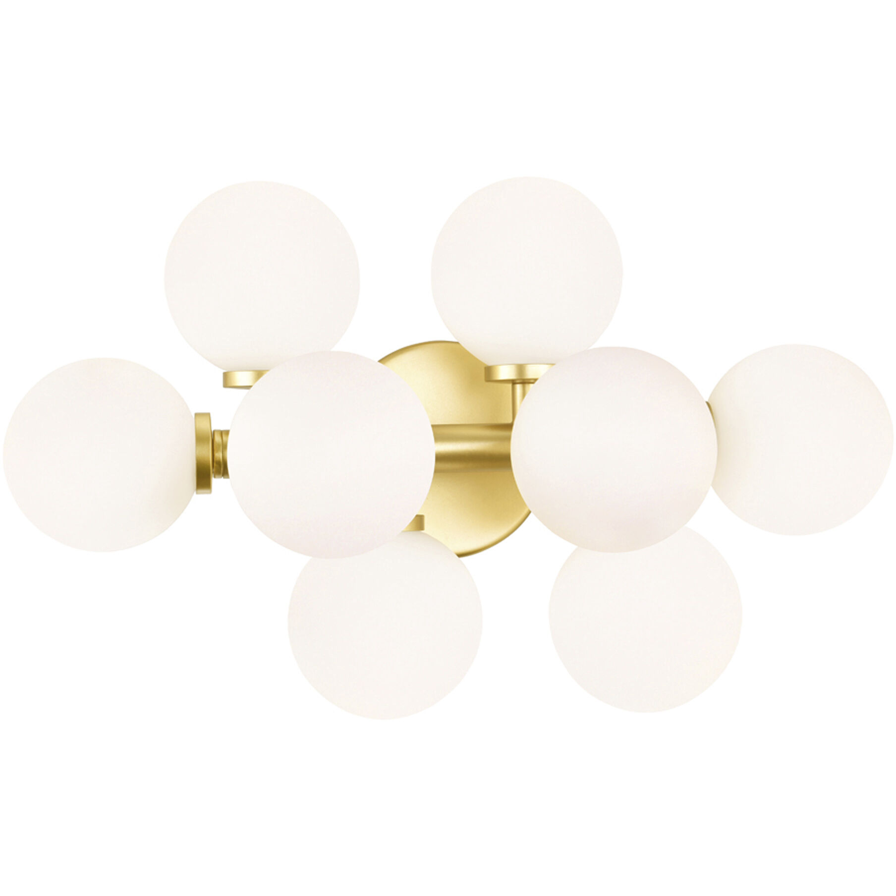 Arya LED 8 inch Satin Gold Wall Light