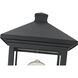 Portland 1 Light 14.38 inch Black Outdoor Post Mount Fixture