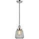 Franklin Restoration Chatham 1 Light 6 inch Polished Chrome Mini Pendant Ceiling Light in Incandescent, Clear, Franklin Restoration