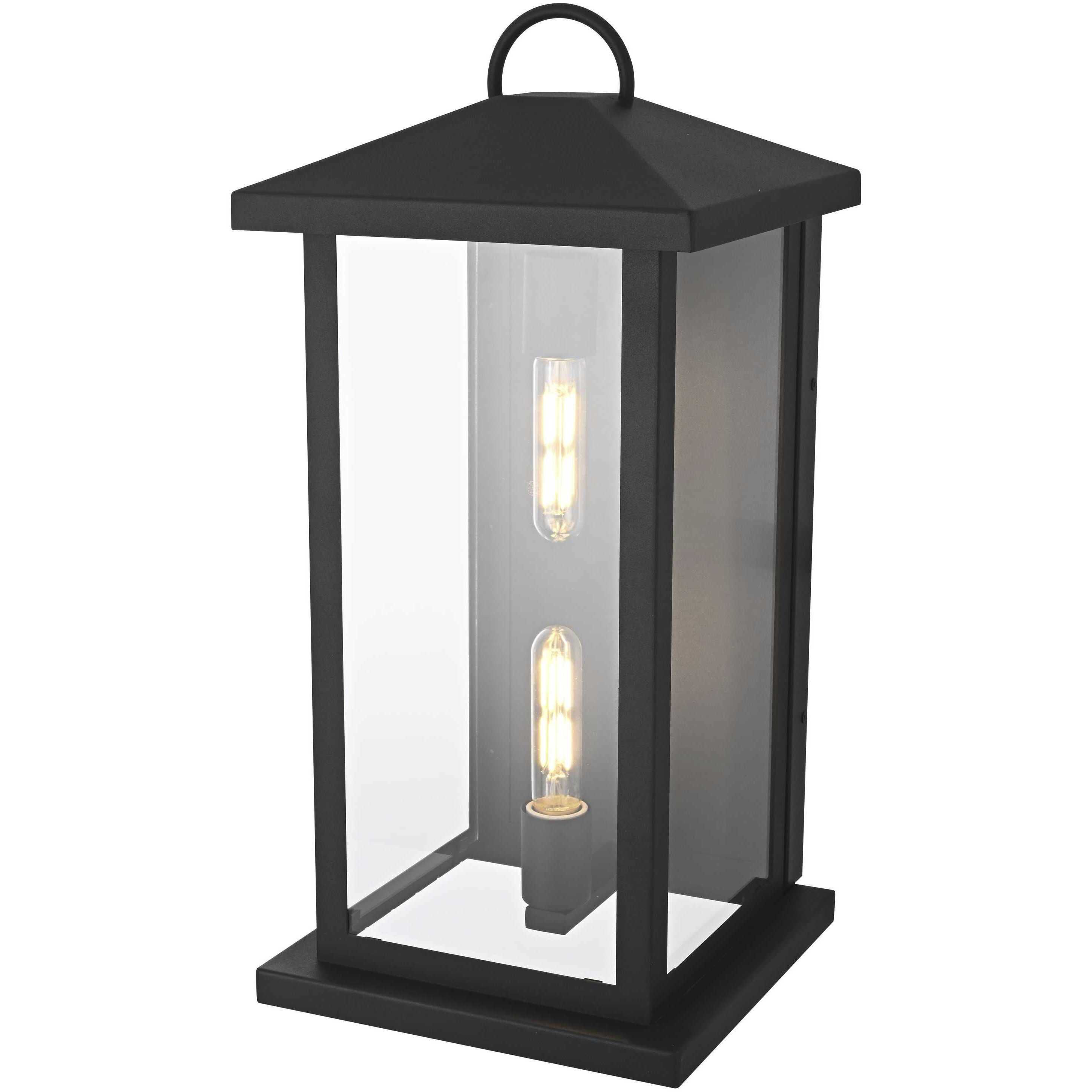 Neil 2 Light 21 inch Black Outdoor Wall Sconce