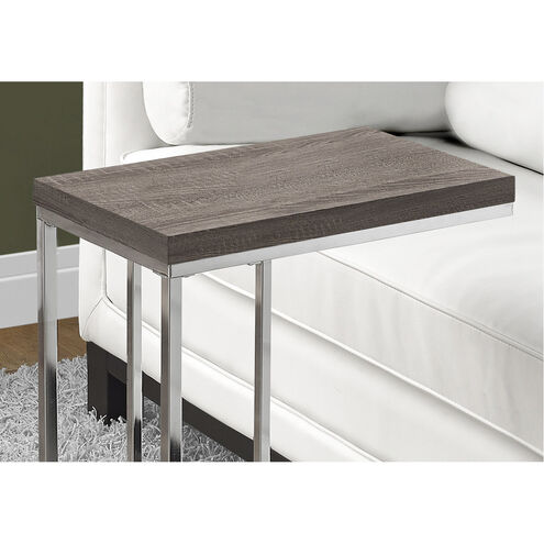 Bethlehem 25 X 18 inch Dark Taupe Accent End Table or Snack Table