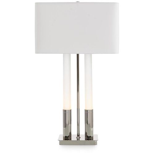 Gemini 32 inch 150.00 watt Polished Nickel Table Lamp Portable Light