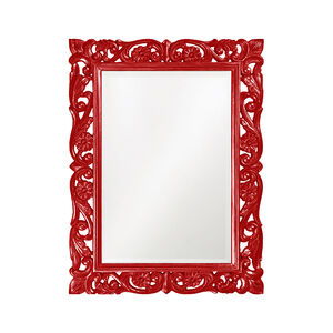 Chateau 42 X 31 inch Glossy Red Wall Mirror