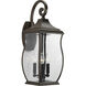 Rodney 3 Light 22 inch Oil Rubbed Bronze Outdoor Wall Lantern, Large