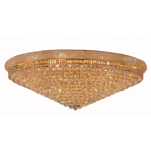 Primo 33 Light 48 inch Gold Flush Mount Ceiling Light in Royal Cut