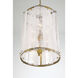 Veil 6 Light 16 inch Legacy Brass Pendant Ceiling Light