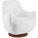 Brene Walnut Swivel Chair