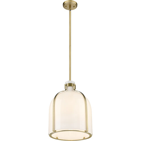 Pearson 1 Light 12.25 inch Rubbed Brass Pendant Ceiling Light in Rubbed Bronze