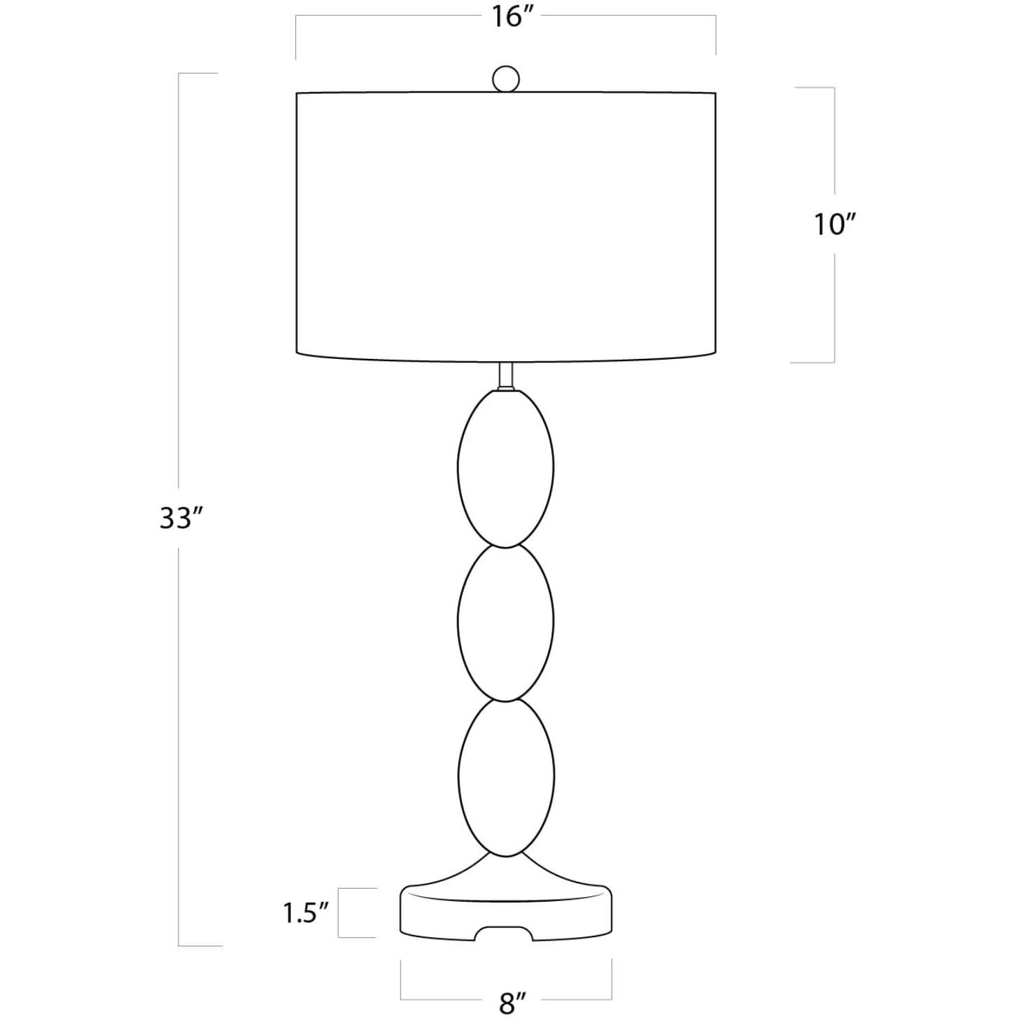 Buoy 33 inch 150.00 watt Natural Table Lamp Portable Light